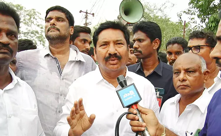 Jogi Ramesh Angry At The Attacks Of Tdp Leaders