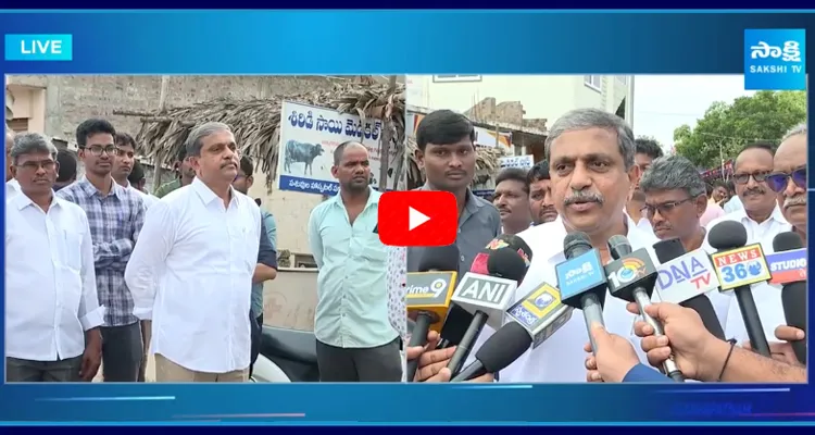 Sajjala Ramakrishna Reddy Casts His Vote