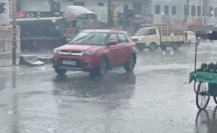 Heavy Rain In Hyderabad