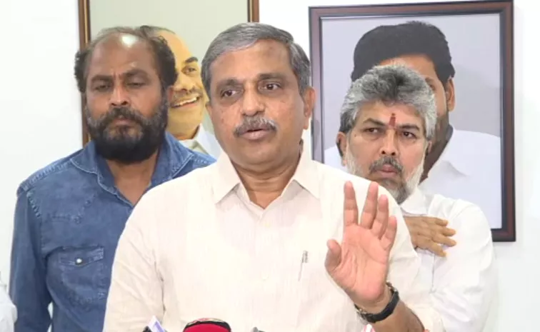 Sajjala Ramakrishna Reddy Fires On Chandrababu