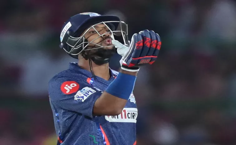 Nicholas Pooran Hits Record Half Century Helps Lucknow Super Giants