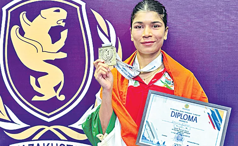 Gold medal for Nikhat Zareen