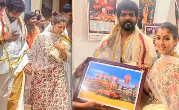 Nayanthara And Vignesh Visit Indian Temples