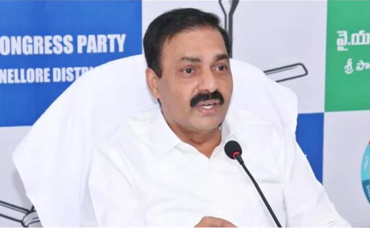 Kakani Govardhan Reddy Slams Yellow Media Over Rave Party Stories