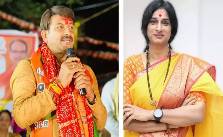 Madhavi Lata To Campaign For North East Candidate Manoj Tiwari