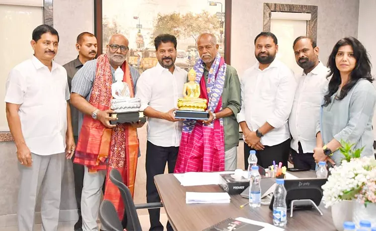 Cm Revanth Discussions With Keeravani On Jayajayahe Telangana