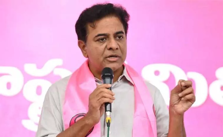 Ex Minister KTR Slams Telangana Congress Govt