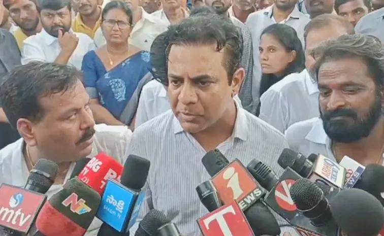 KTR Slams Jupally And Congress On Sridhar reddy Assassination