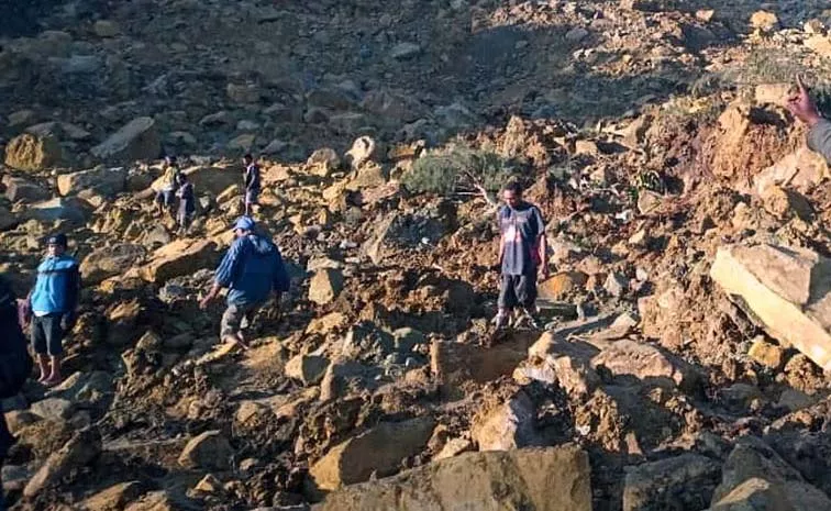 Landslide In Papua New Guinea 