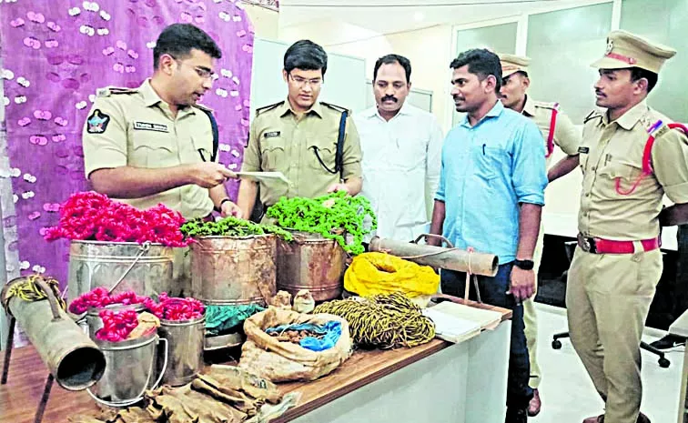 Huge dump seized in Alluri Sitaramaraju district