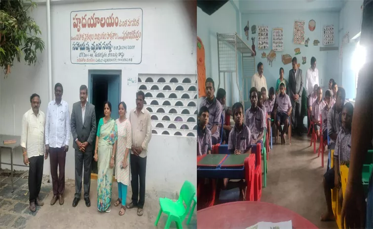  NATS Support To Mentally Retarded At Nidadavole