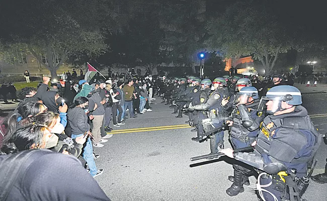 Israel-Hamas war: Bitterness at UCLA as Gaza protest cleared