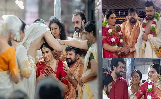 Jayaram Daughter Malavika Married To UK Engineer Navaneeth In Guruvayur