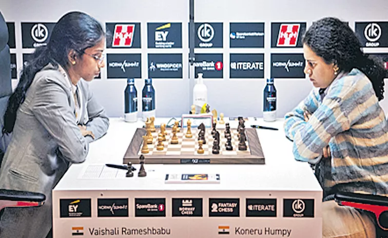 Hampi defeated by Vaishali