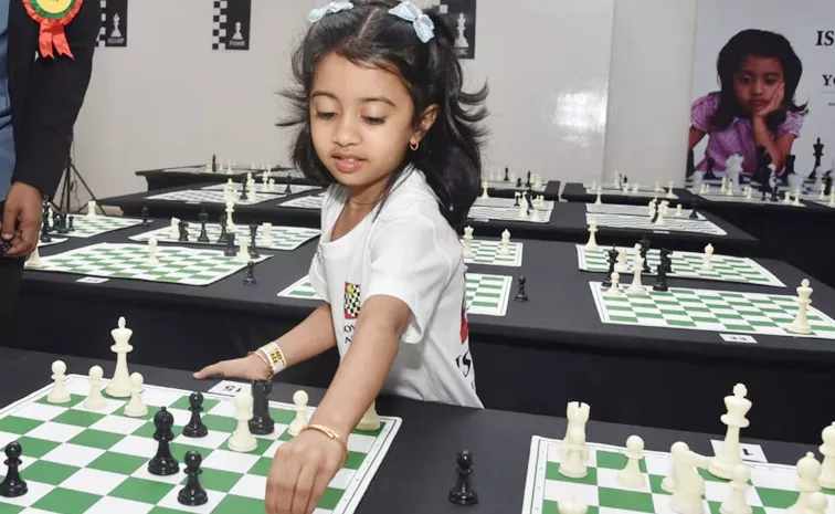 Hyderabad: Ishani Chakkilam Chess Prodigy Rare Feat At Age Of 5