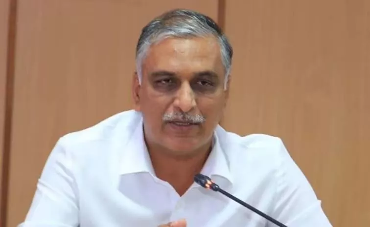 ​​Harish Rao Counter To Rahulgandhi Nirmal Meeting Comments