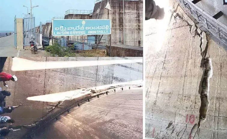 Brs Government Responsible For Medigadda Barrage Damage