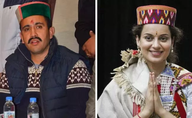 vikramaditya slams on Kangana Ranaut bjp picks imported leader