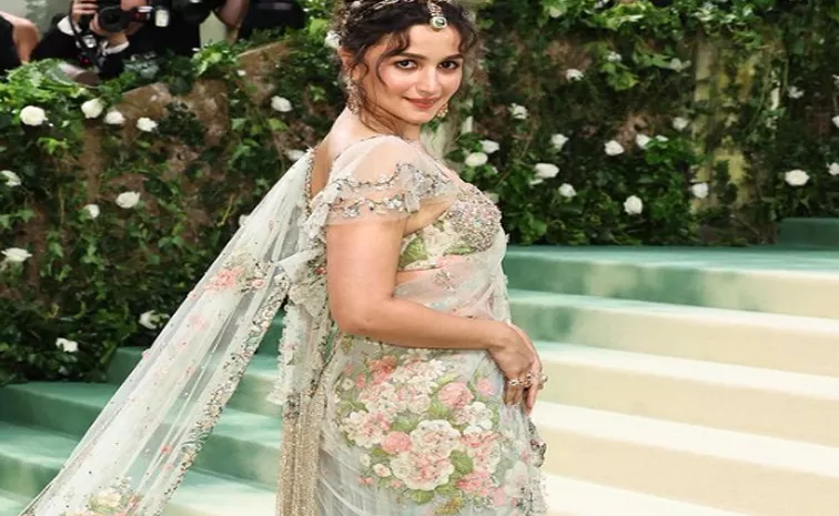 Alia Bhatt Reveals Her Floral Sabyasachi Saree Took Over 2 Months To Create