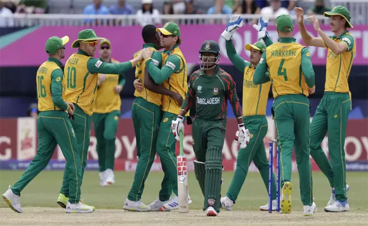 T20 World Cup 2024 SA VS BAN: Lowest Target Successfully Defended By South Africa In T20 World Cups