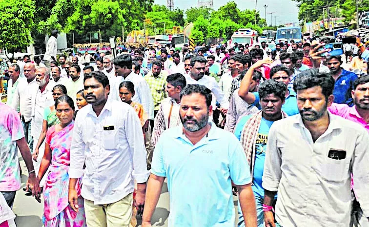 Sattenapally Rural CI Rajesh Kumar should be suspended: Palnadu District