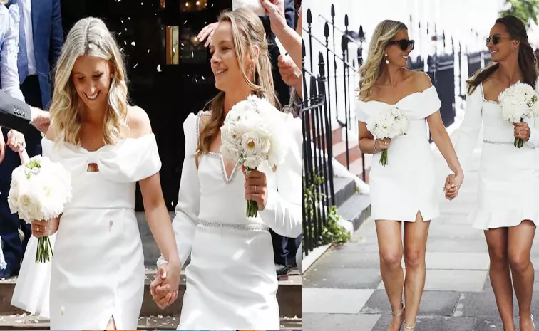 England Cricketer Danielle Wyatt Marries Partner Georgie Hodge, Pics Viral