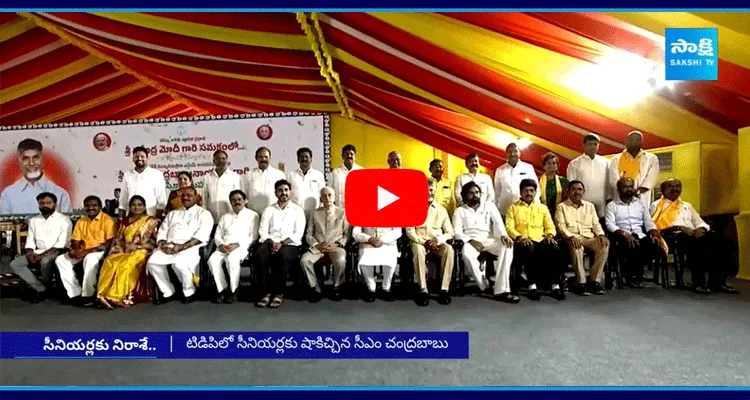 CM Chandrababu Big Shock To TDP Senior Leaders