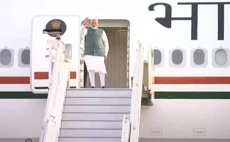 Pm Modi Leaves For Italy To Attend G7 Outreach Session