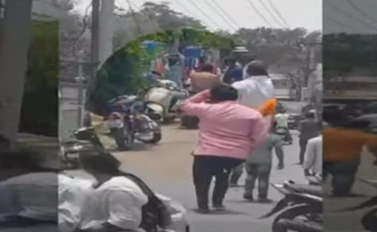 TDP Cadre Attacks YSRCP Workers In Vijayawada Court Campus