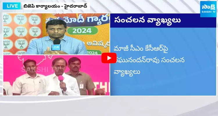 Raghunandan Rao Sensational Comments On Ex CM Kcr