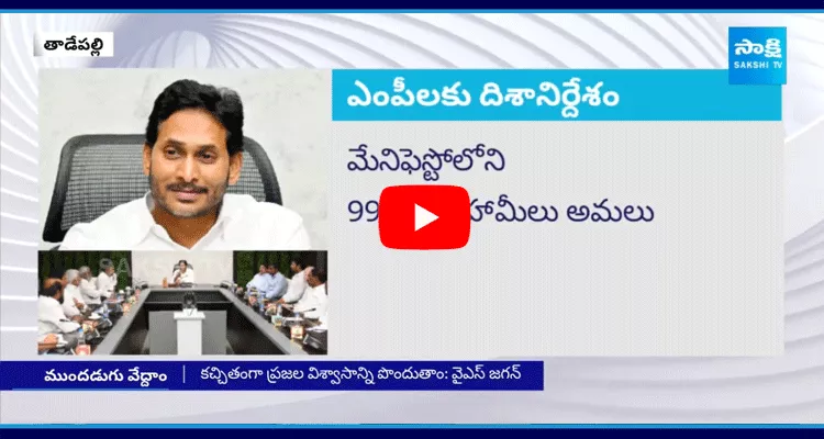 YS Jagan Mohan Reddy Guidelines To YSRCP MPs