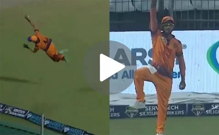 Abhishek Das Pulls Off A Stunner, Celebrates Like Shikhar Dhawan