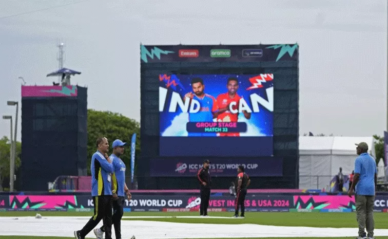 India vs Canada match abandoned without toss due to wet outfield