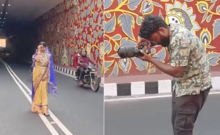 Beautiful girl shooting video goes viral in social media