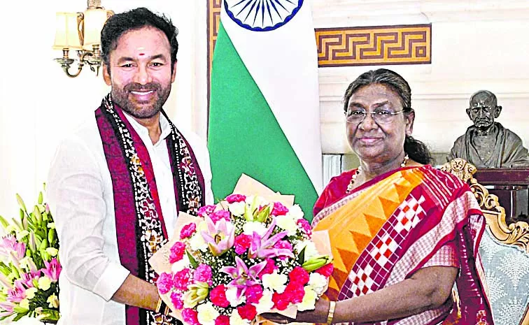 Kishan Reddy met President and Vice President