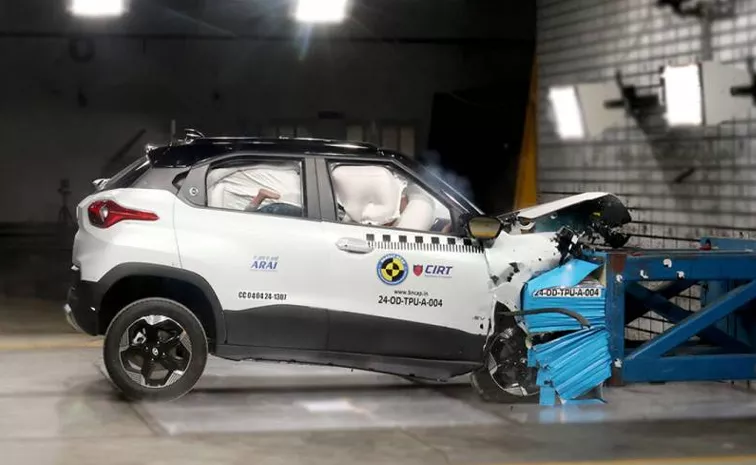 Tata Punch Nexon EV get 5 star rating in Bharat NCAP crash test