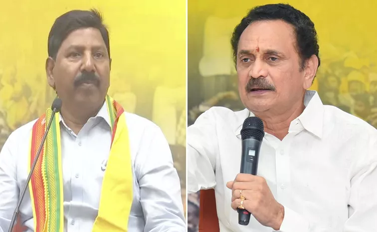 Power Struggle Between TDP Leaders Gandi Babji And Bandaru Satyanarayana Murthy