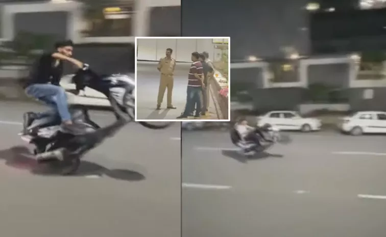 Raidurgam Police arrested 50 bikers for performing stunts in Hyderabad