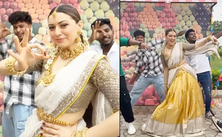 Pushpa 2: Hansika Motwani Dance for Sooseki Song, Video Goes Viral