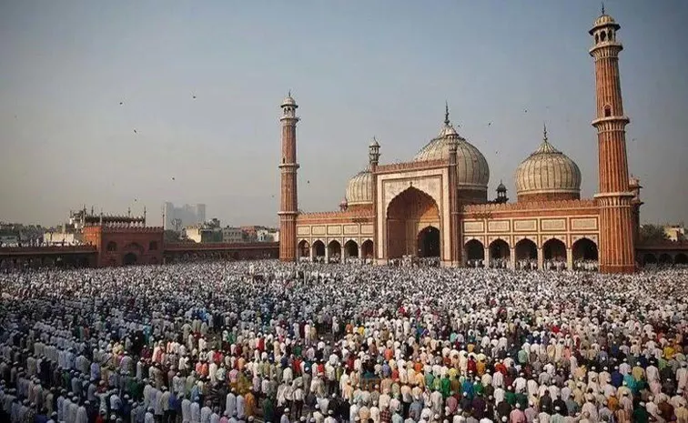 Delhi Eid Namaz Offered in Jama Masjid