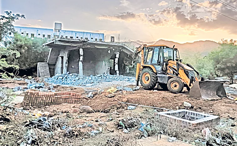 Demolition of poor houses in the name of occupation