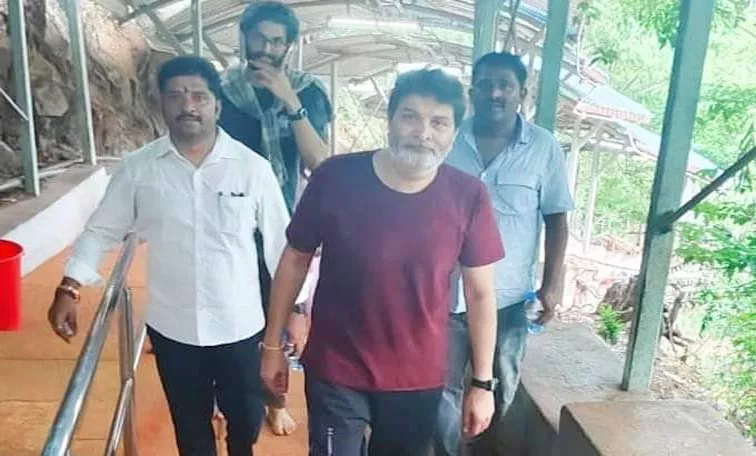 Trivikram Srinivas Reached Tirumala On Foot with His Wife