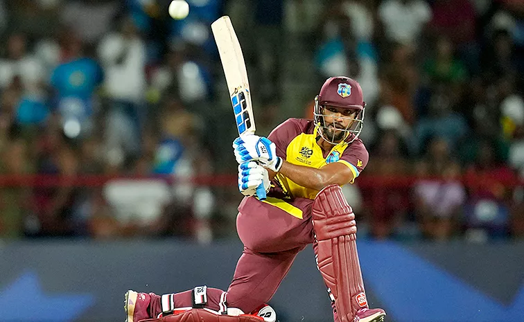 Nicholas Poorans Powers West Indies at 218-5 after 20 overs