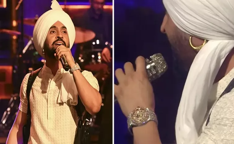 Diljit Dosanjh Flaunts Diamond Encrusted More Than Rs 1 Crore Watch