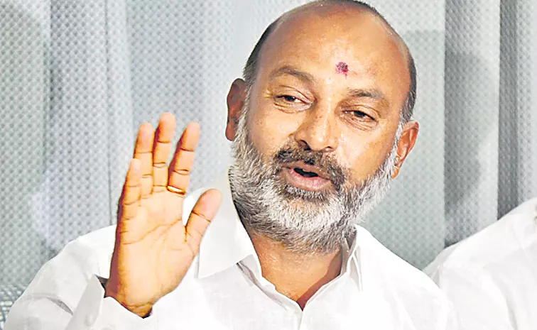 Bandi Sanjay letter to CM Revanth Reddy