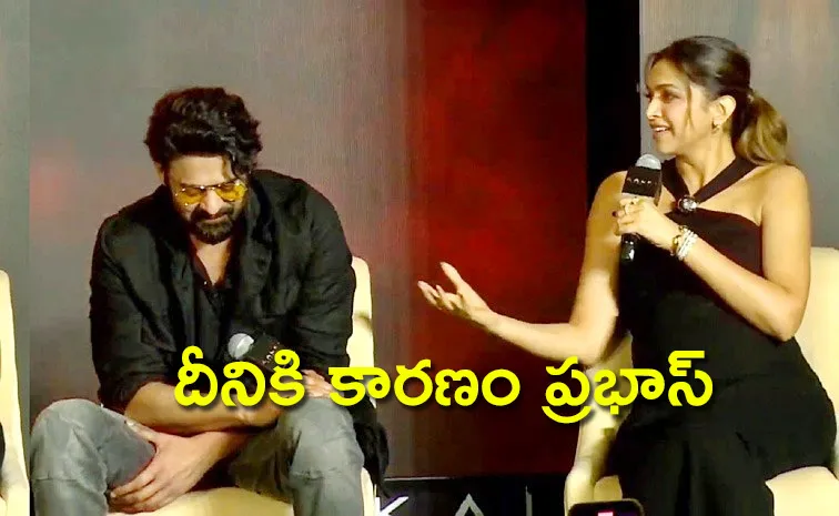 Deepika Padukone Comments Her Baby Bump Prabhas Reason