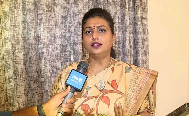 Ex Minister RK Roja Key Comments Over Rishikonda