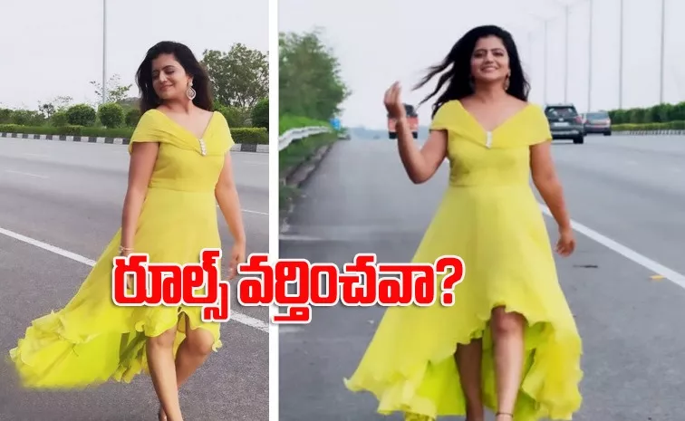 Tollywood Anchor Savitri Reels On Hyderabad ORR Goes Viral On Instagram