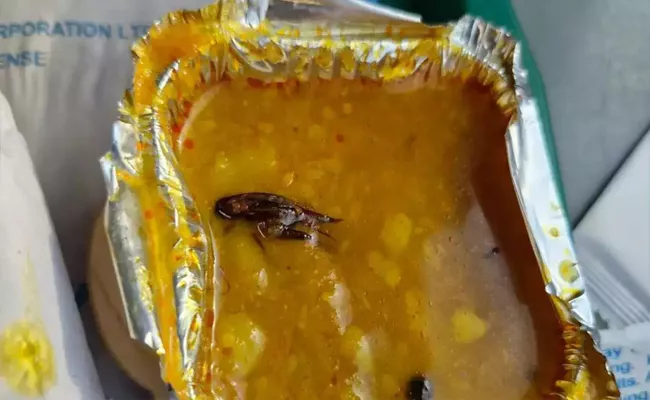 Cockroach Found in Vande Bharat Meal