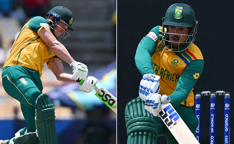 Quinton de Kock, David Miller guide South Africa to 163-6 against England